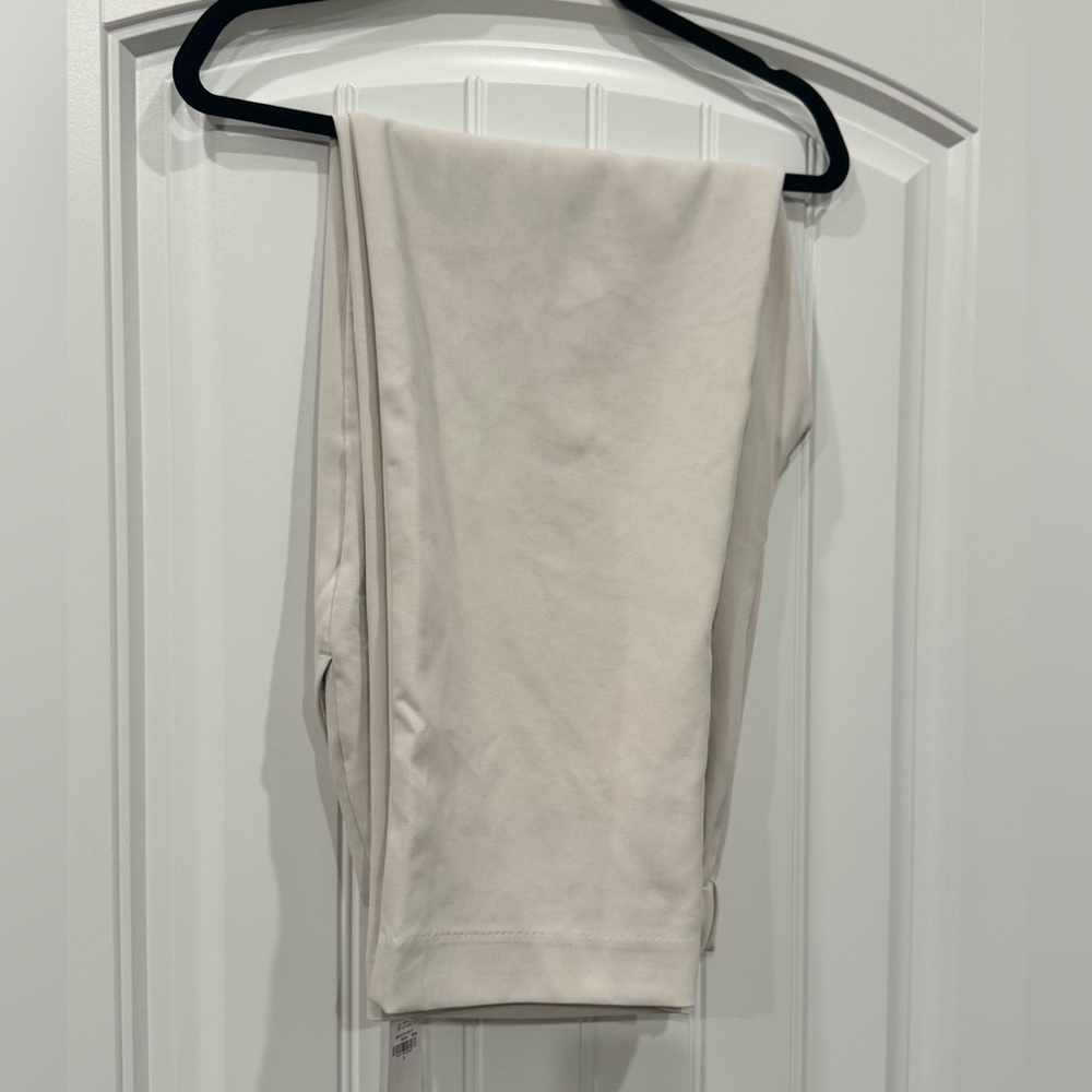Old Navy Taylor Straight Trouser Ivory Extra High Rise Pants L NWT
